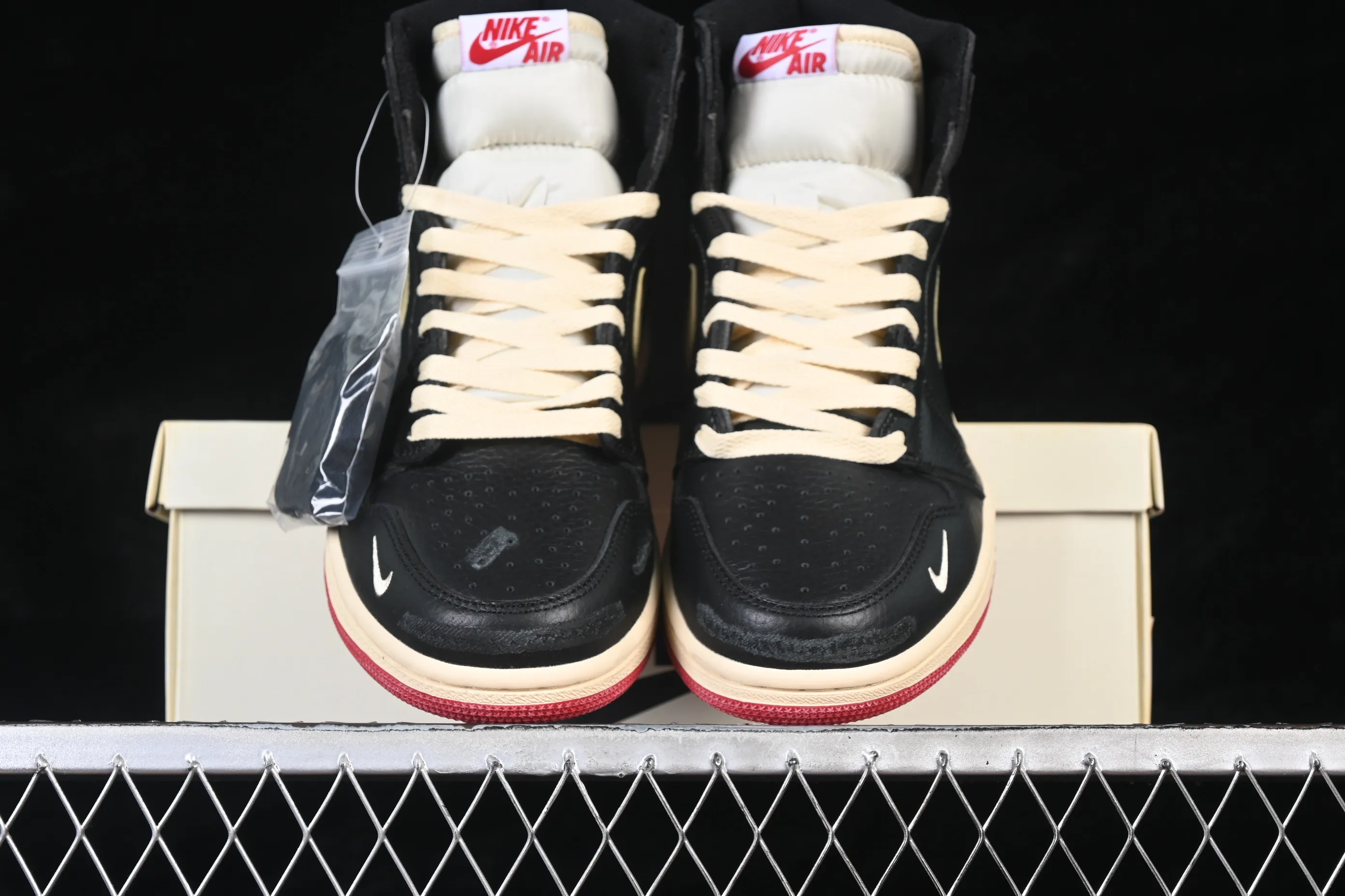 All categories Air Jordan Jordan series basketball shoes Air Jordan 1 High Nigel Sylvester x Air Jordan 1 High AJ1 Joe 1 joint high-top basketball shoes IB8958-100
